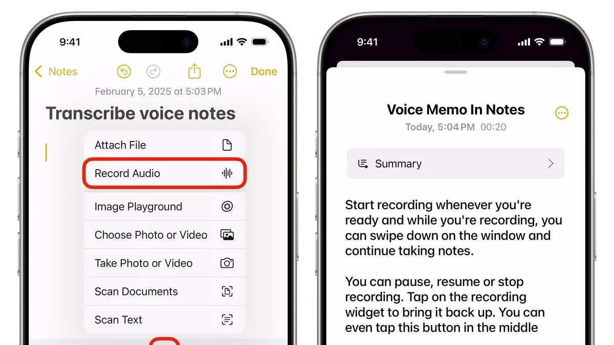 How to record voice notes in the Notes app on iPad and Mac – how to record audio in Notes in Notes app