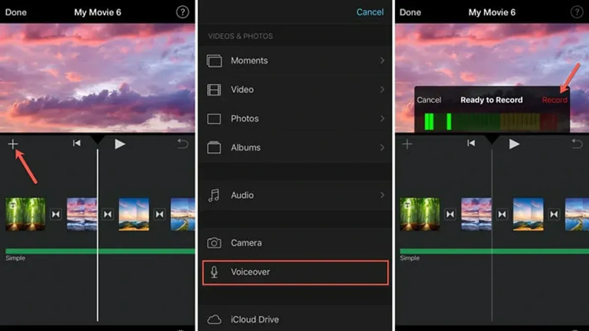 How to add a voiceover in iMovie from a pre-recorded voice memo – how to record a voiceover in iMovie