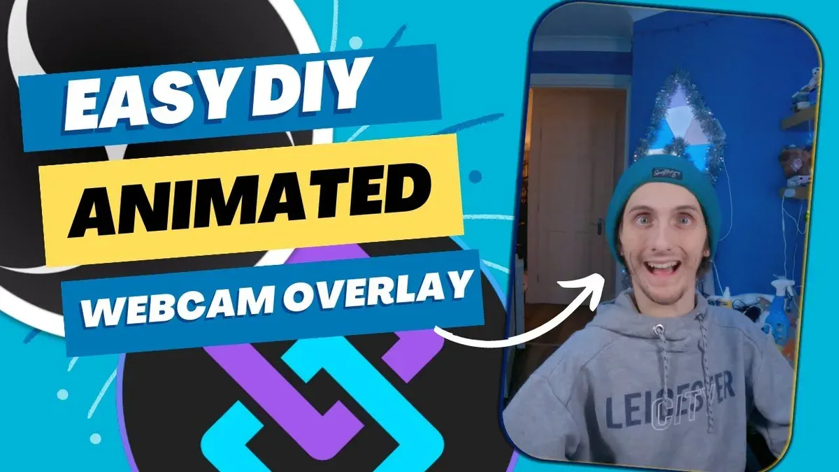 How to create and position a webcam overlay in your OBS scene – how to record with webcam overlay in OBS Studio on Mac