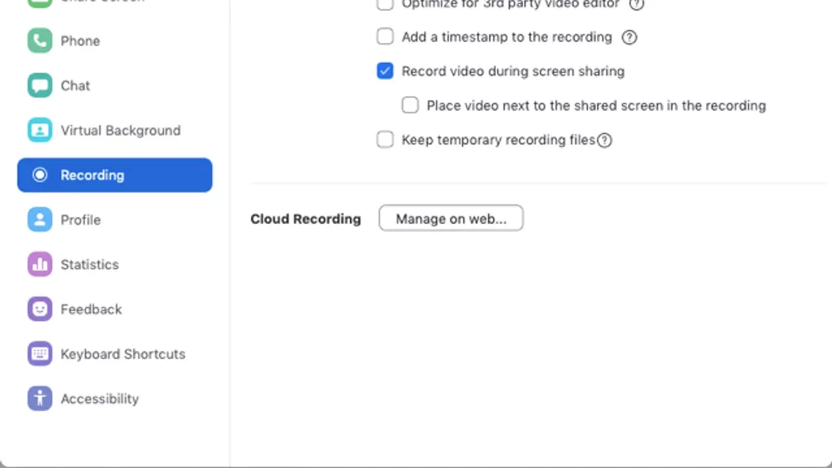 Fix common issues when recording Zoom meetings on Mac – how to record meeting locally in Zoom on Mac