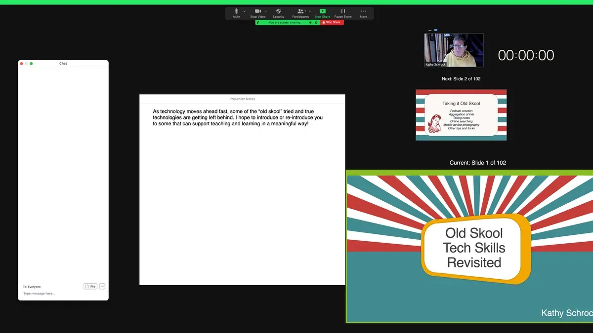 Present your slideshow with speaker notes showing – how to rehearse a slideshow in Keynote