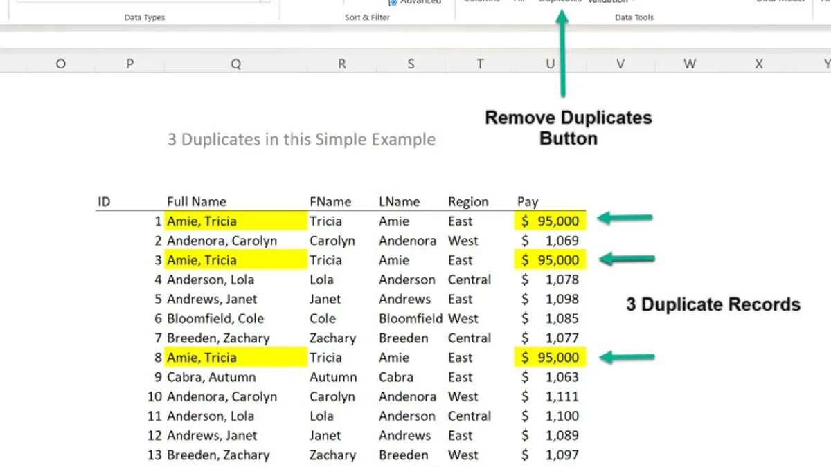 How to remove duplicate rows in Excel on Mac when you want to keep unique records – how to remove duplicates in Excel on Mac