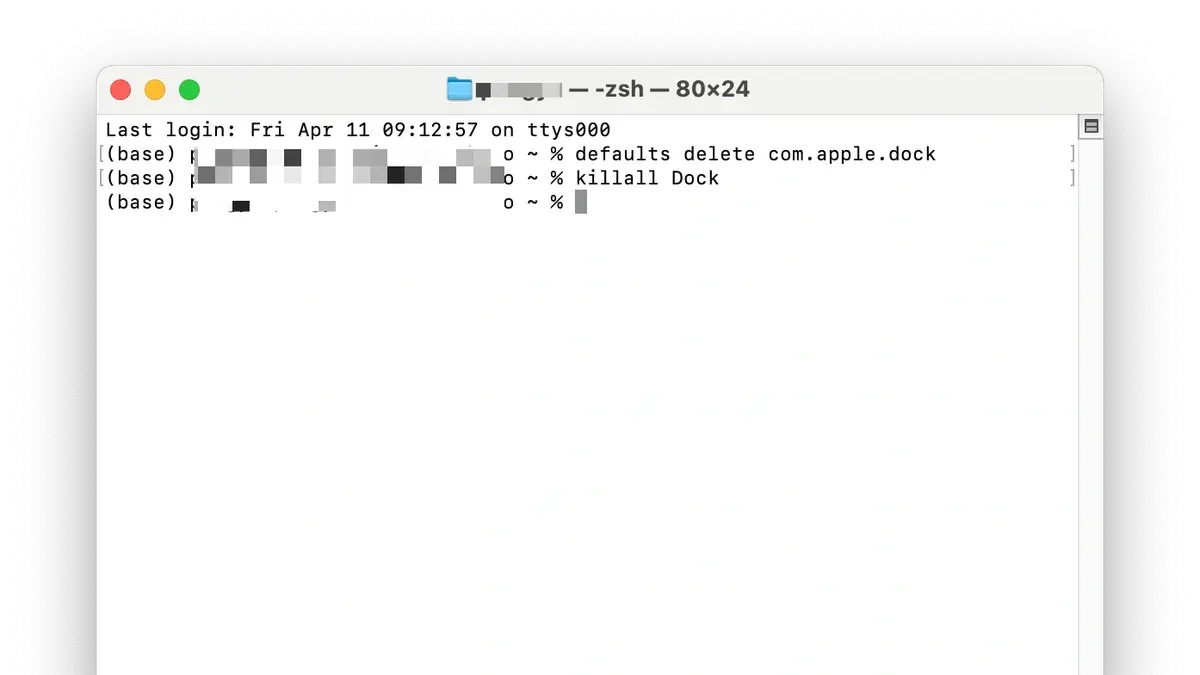 How to change default Terminal shell on Mac and its relation to Dock reset – how to reset Dock to default in Mac Terminal