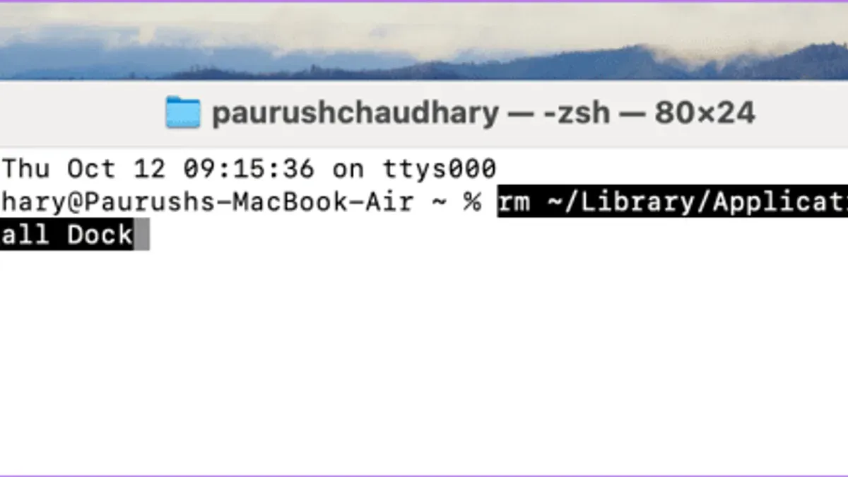 How to reset Launchpad on Mac using Terminal – how to reset Launchpad in Mac Terminal