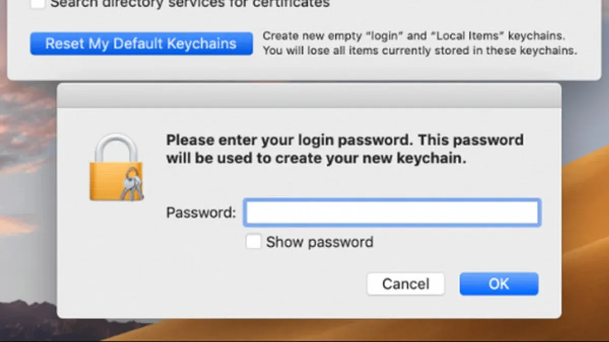 Troubleshoot Common Issues When Resetting the Login Keychain – how to reset the login keychain in Keychain Access