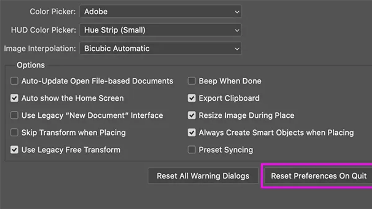 What this advice does not cover and who should consider other options – how to reset preferences in Photoshop on Mac