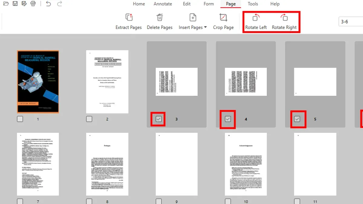 How to rotate certain pages in PDF in Preview without affecting others – how to rotate PDF pages in Preview