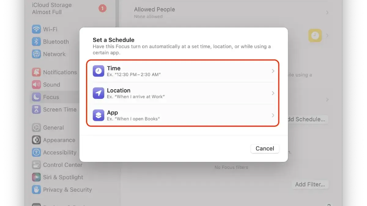 How to disable Do Not Disturb on Mac without affecting other Focus modes – how to schedule Do Not Disturb on Mac