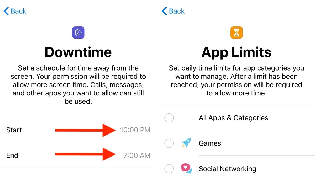 Set Up Downtime: Choosing Days, Times, and Exceptions – how to set downtime for kids in Screen Time on Mac