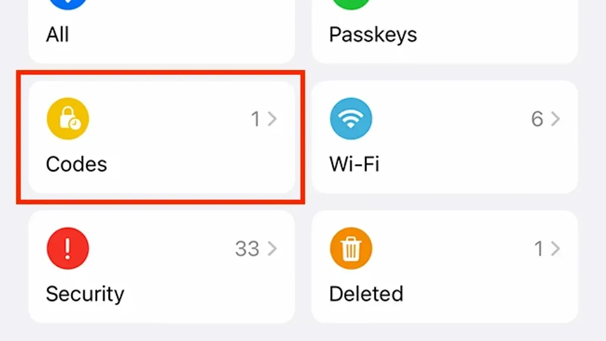 Understand the limits of verification codes in the Passwords app – how to set up verification codes in Passwords app