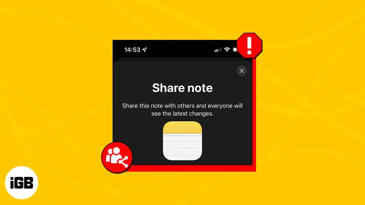 Troubleshoot Sharing Issues: Common Problems and Fixes – how to share a note to collaborate in Notes app