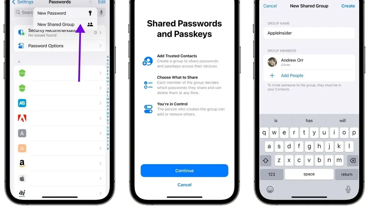 How to use the Passwords app to securely manage and share credentials indirectly – how to share passwords with family in Pass