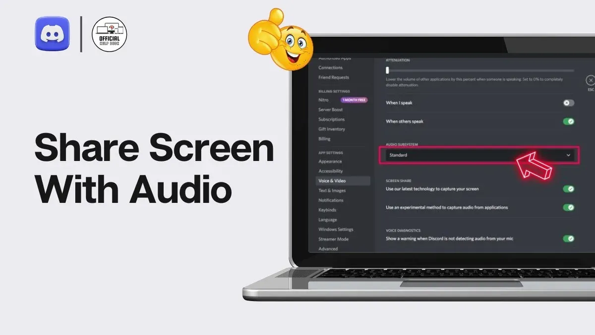 How to enable screen share audio on Discord MacBook – how to share screen with audio in Discord on Mac