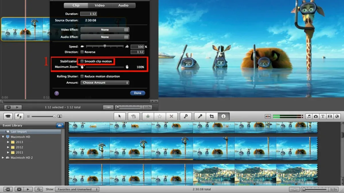 How to speed up video in iMovie – how to stabilize shaky footage in iMovie