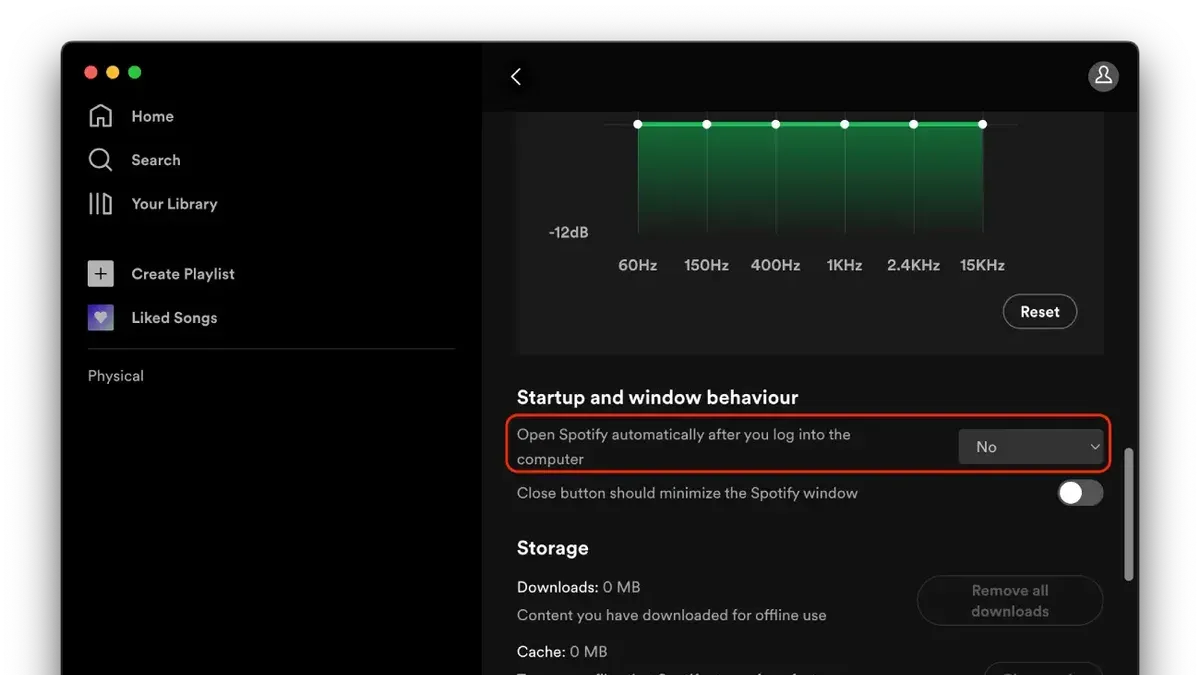 How to stop Spotify opening automatically on Mac within Spotify settings – how to stop opening at startup in Spotify on Mac
