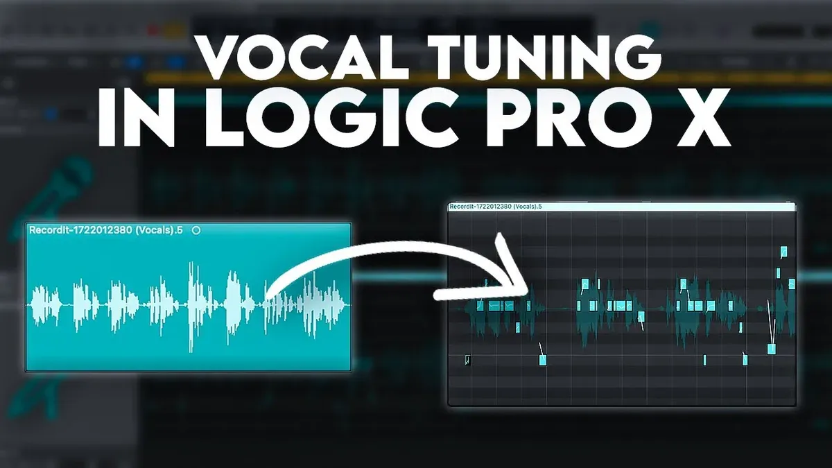 Analyze the Vocal Track and Understand Flex Pitch Controls – how to tune vocals with Flex Pitch in Logic Pro
