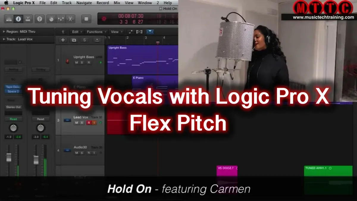 Troubleshoot Common Flex Pitch Issues – how to tune vocals with Flex Pitch in Logic Pro