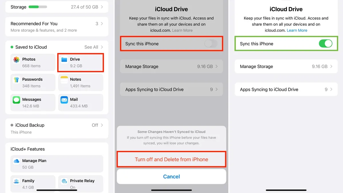 What happens to your files after disabling sync – how to turn off iCloud Drive Desktop and Documents sync on Mac
