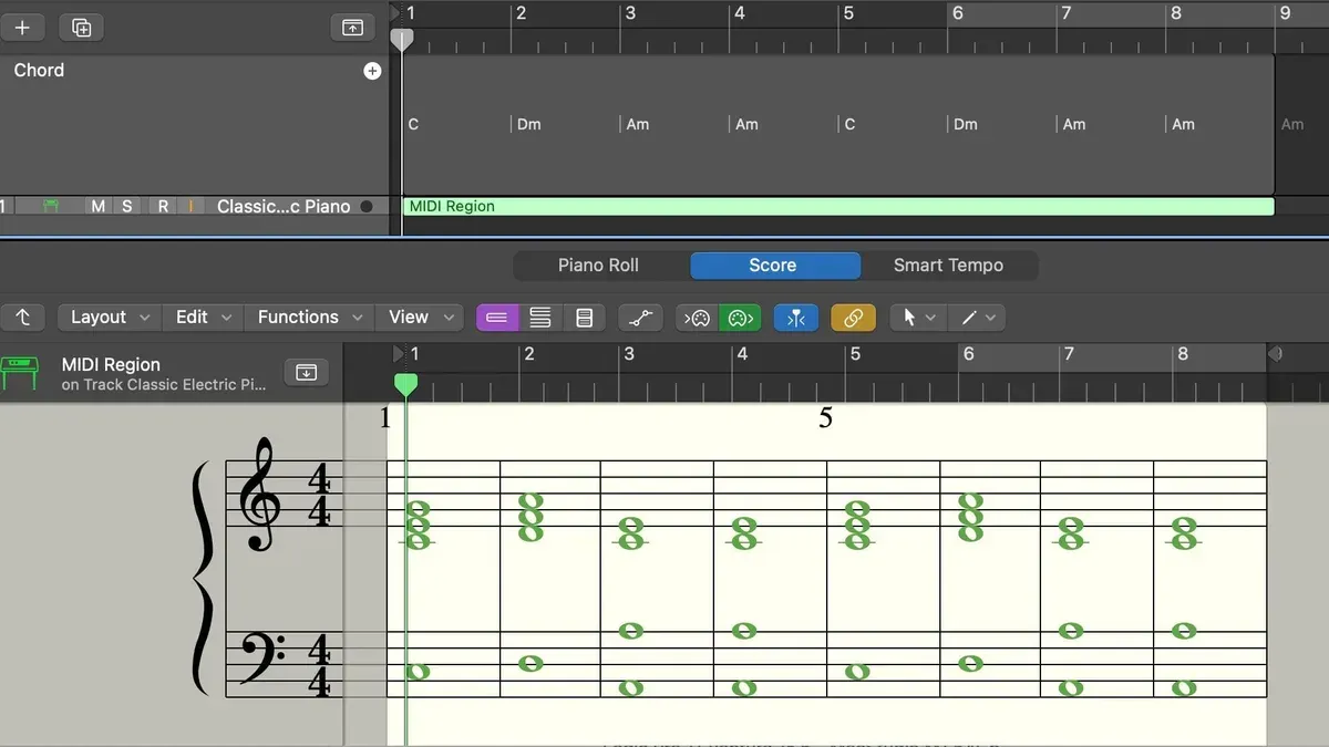 How to create a chord track in Logic Pro from scratch – how to use the Chord Track in Logic Pro