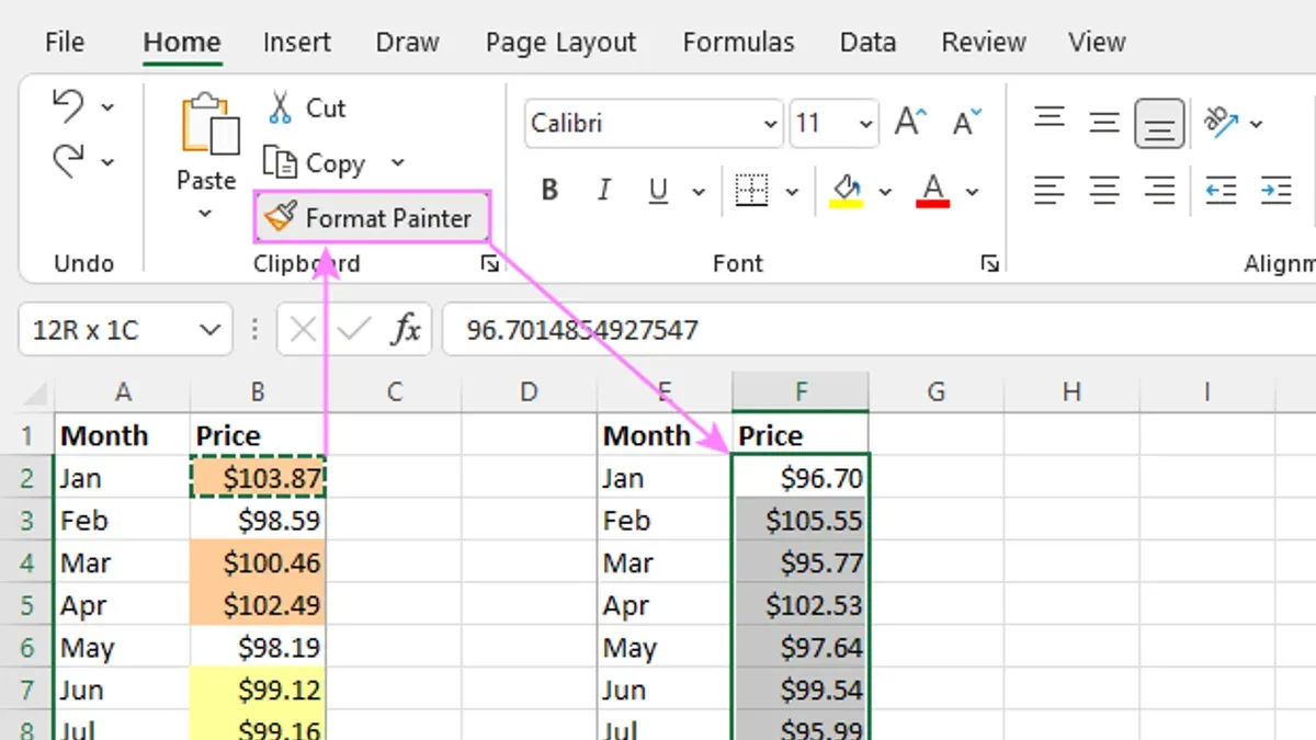 How to copy conditional highlighting rules in Numbers – how to use conditional highlighting in Numbers