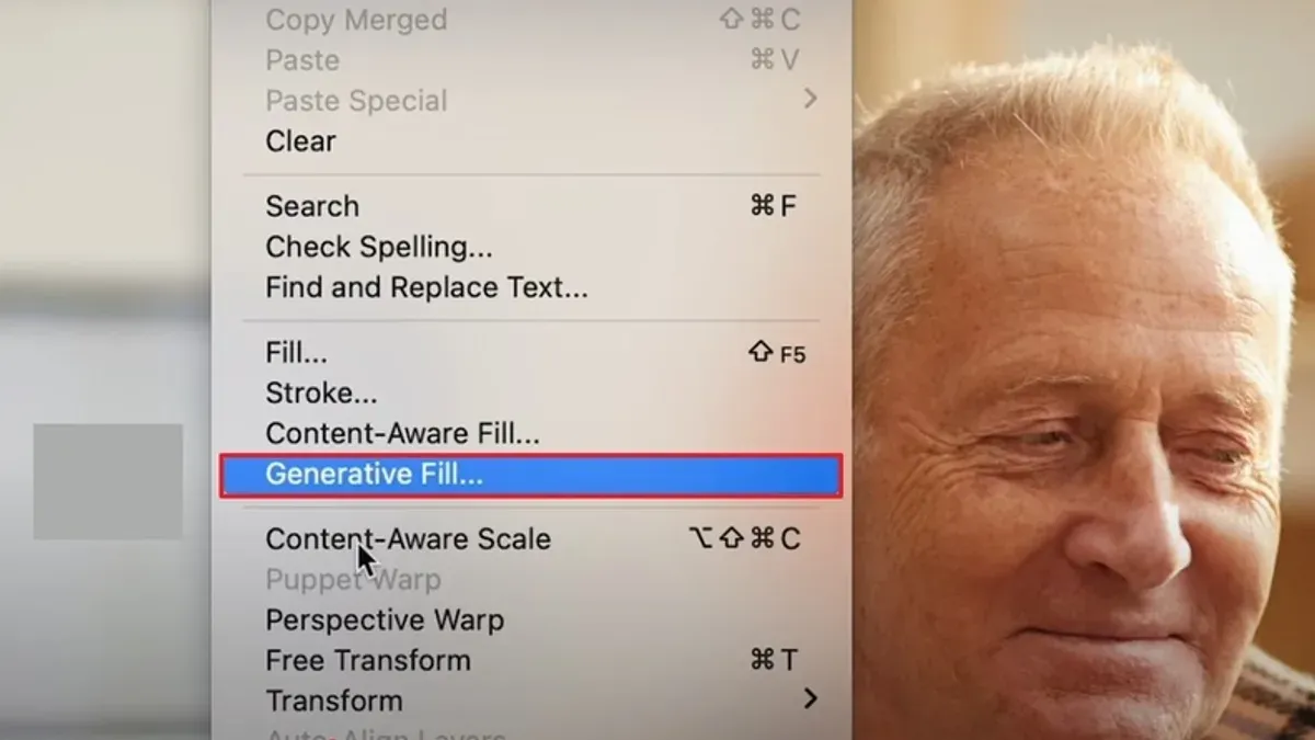 Activate Generative Fill and Enter Your Prompt – how to use Generative Fill in Photoshop on Mac
