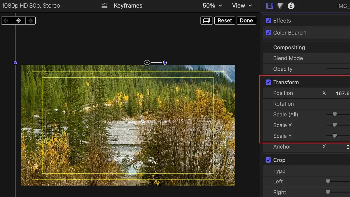 How to add keyframes in Final Cut Pro on Mac – how to use keyframes in Final Cut Pro