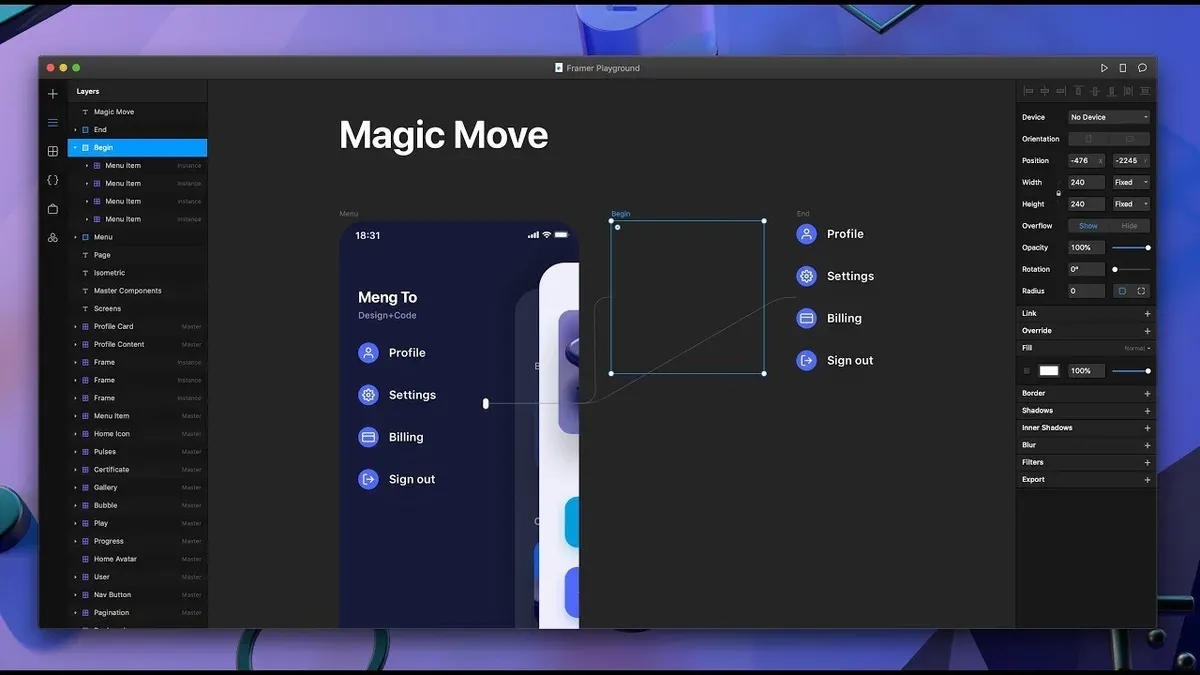 How to save and reuse Magic Move setups – how to use Magic Move in Keynote