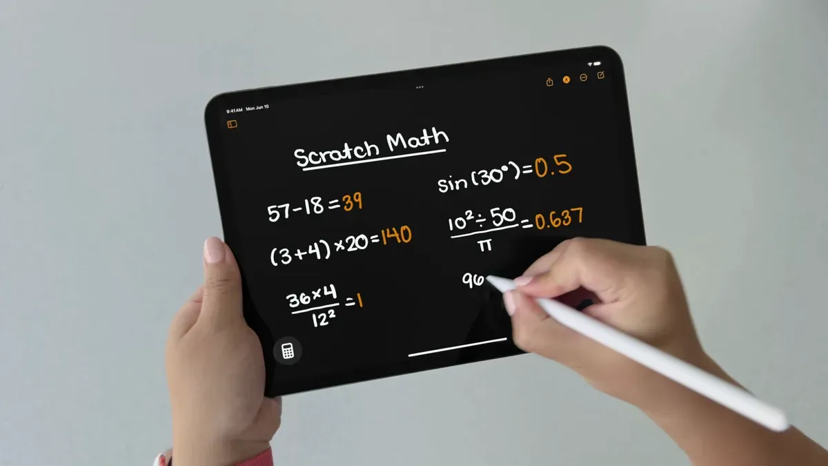 How to use math notes on iPad: Leveraging Apple Pencil and drawing tools – how to use Math Notes in Notes app