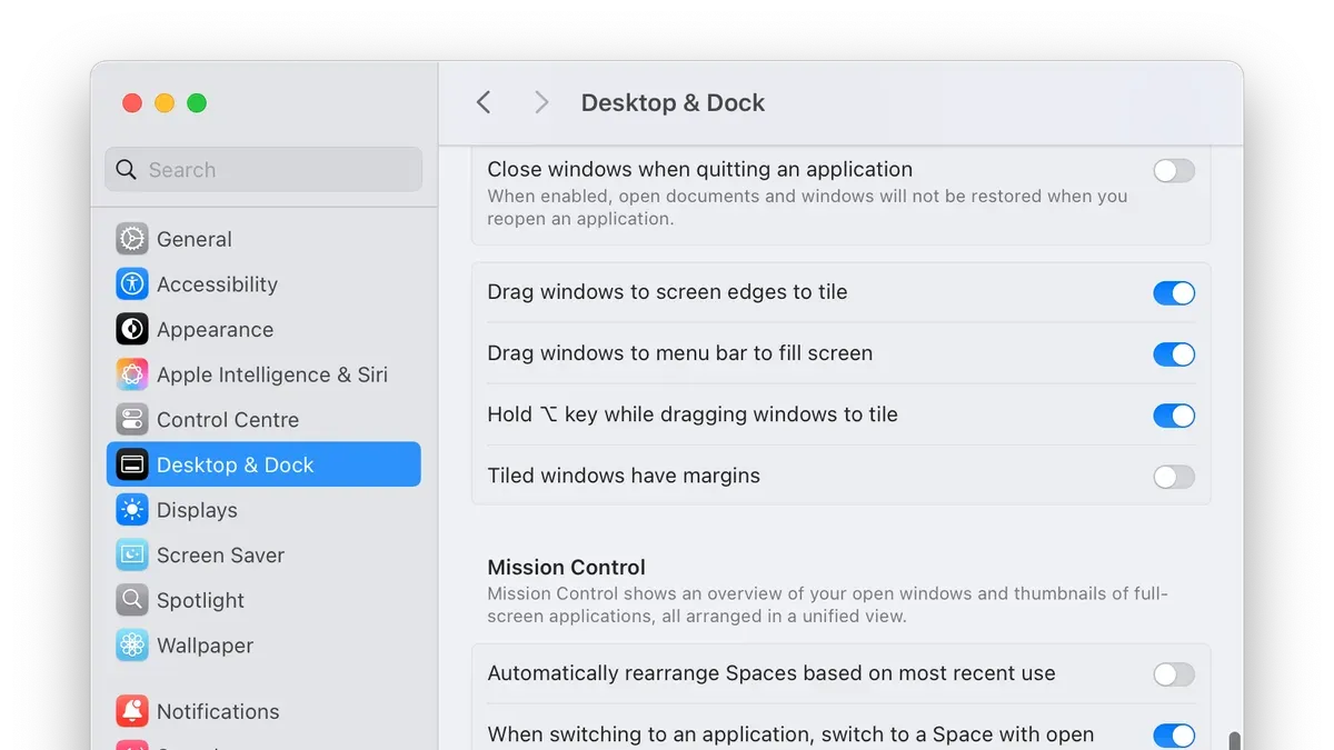 Managing and customizing Mission Control settings for better workflow – how to use Mission Control on Mac