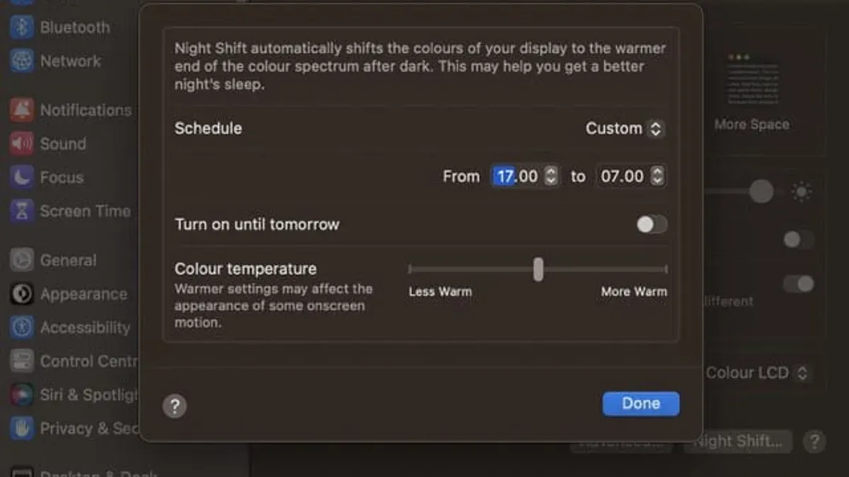 How to put Night Shift on MacBook and adjust settings for comfort – how to use Night Shift on Mac
