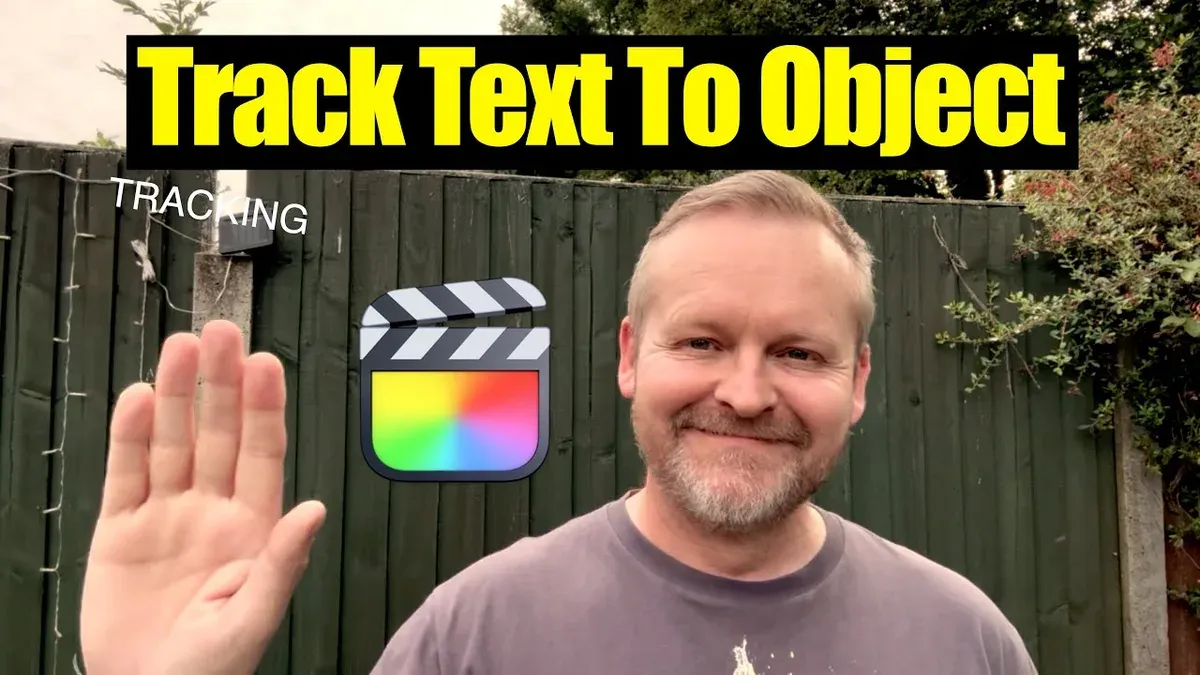 How to track text in Final Cut Pro and attach it to moving objects – how to use object tracker in Final Cut Pro