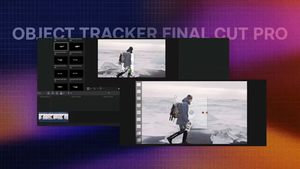 Compare Final Cut Pro object tracking to Adobe alternatives – how to use object tracker in Final Cut Pro