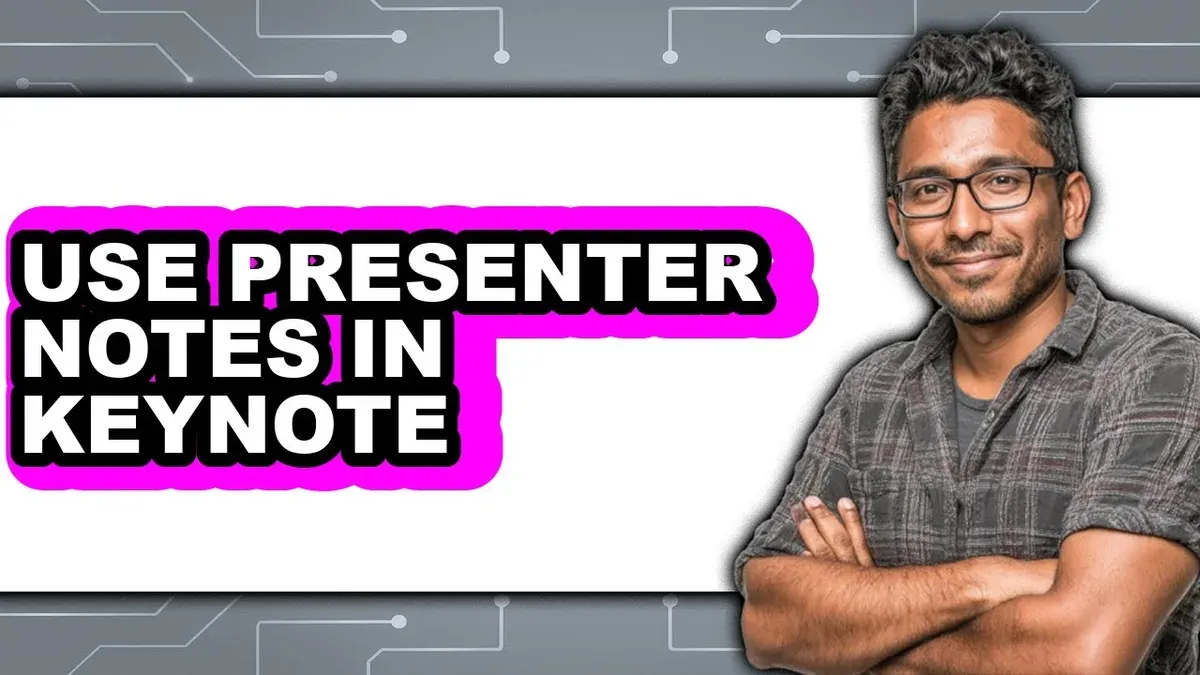 How to use speaker notes on Keynote for smooth delivery – how to use presenter notes in Keynote