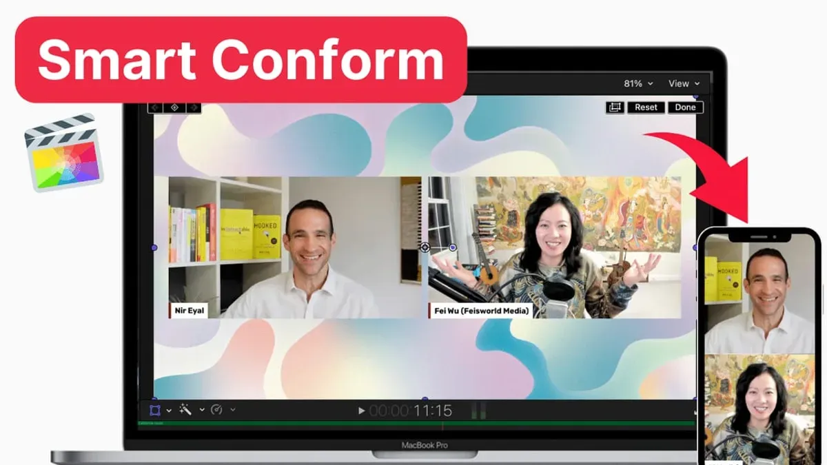How to edit text and add fonts in Final Cut Pro alongside Smart Conform – how to use Smart Conform in Final Cut Pro