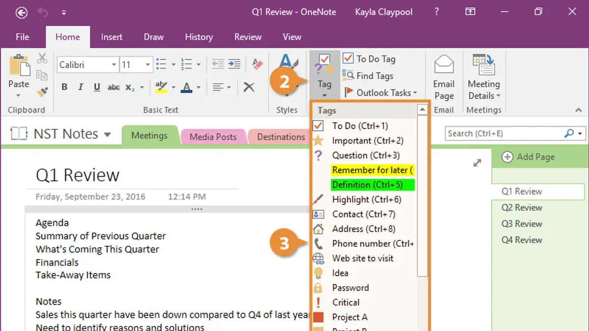 How to tag notes in OneNote and how it compares to Apple Notes tags – how to use tags in Notes in Notes app