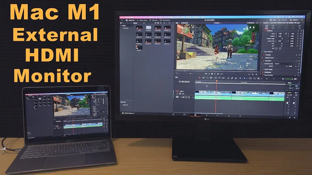 How to connect to monitor on MacBook Pro M1 Pro with external display setup