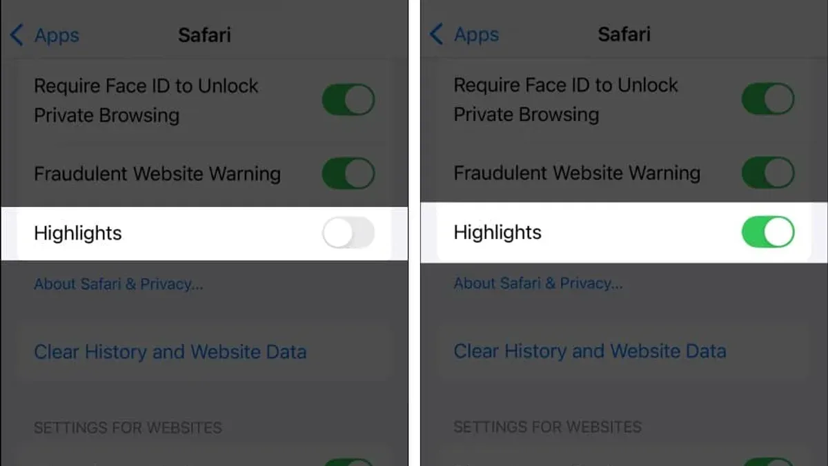 User highlighting text in Safari browser showing how to use Highlights in Safari
