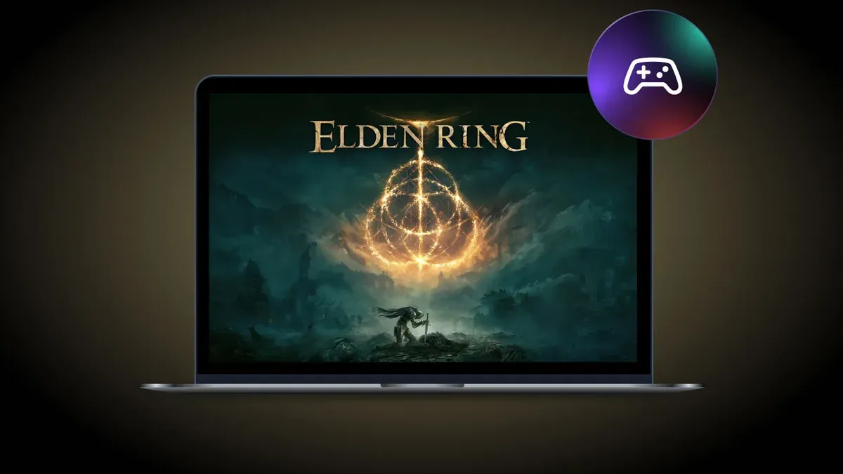iMac M4 displaying Elden Ring gameplay exploring if iMac M4 can run Elden Ring