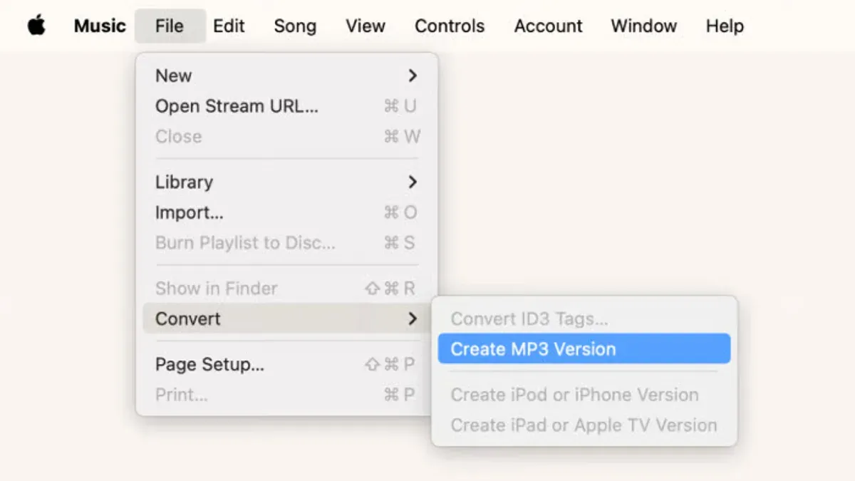 MacBook displaying how to convert M4A to MP3 on Mac screen