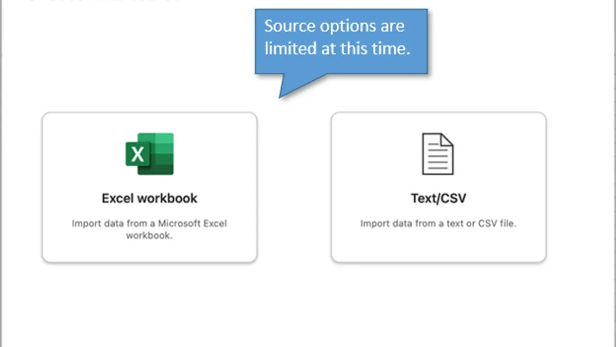 User enabling Power Query in Excel on Mac on a laptop screen