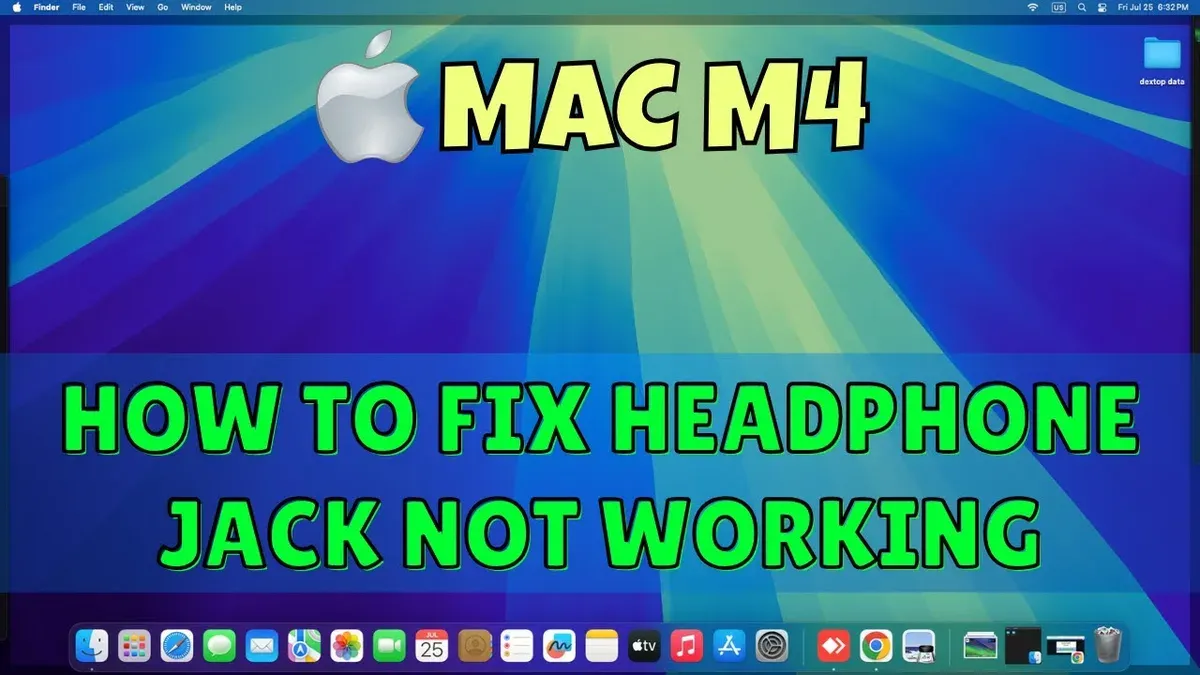 Person fixing Mac Studio M4 Max headphone jack not working issue