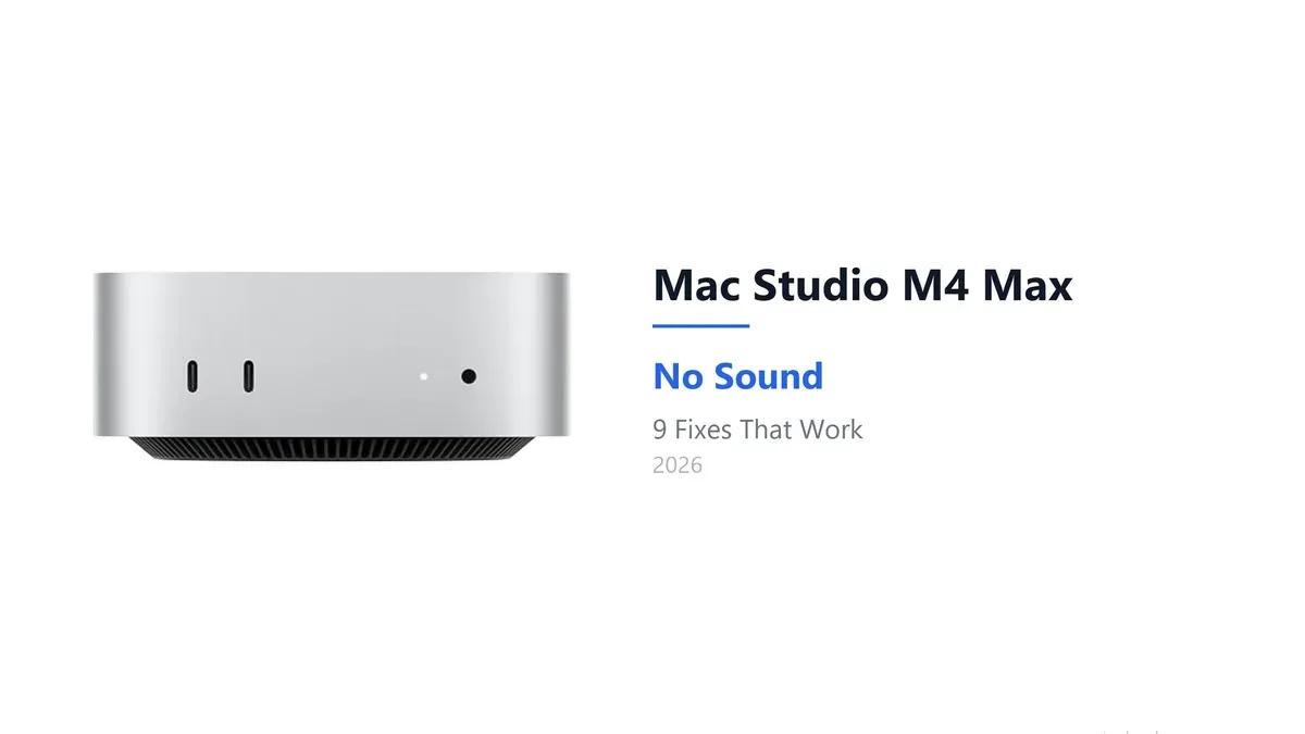 Mac Studio M4 Max speaker crackling issue being diagnosed on desktop