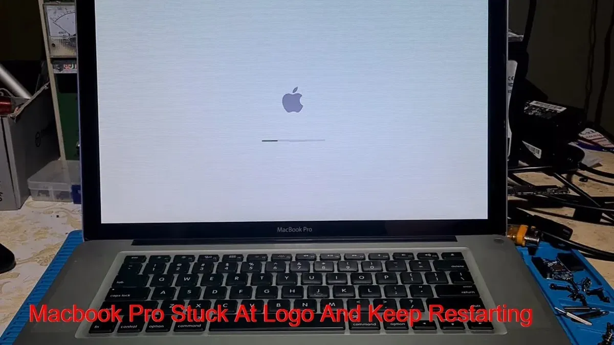MacBook Pro M1 Pro stuck on Apple logo during startup troubleshooting