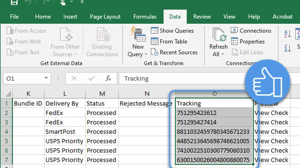 How to import a CSV file in Numbers displayed on a MacBook screen