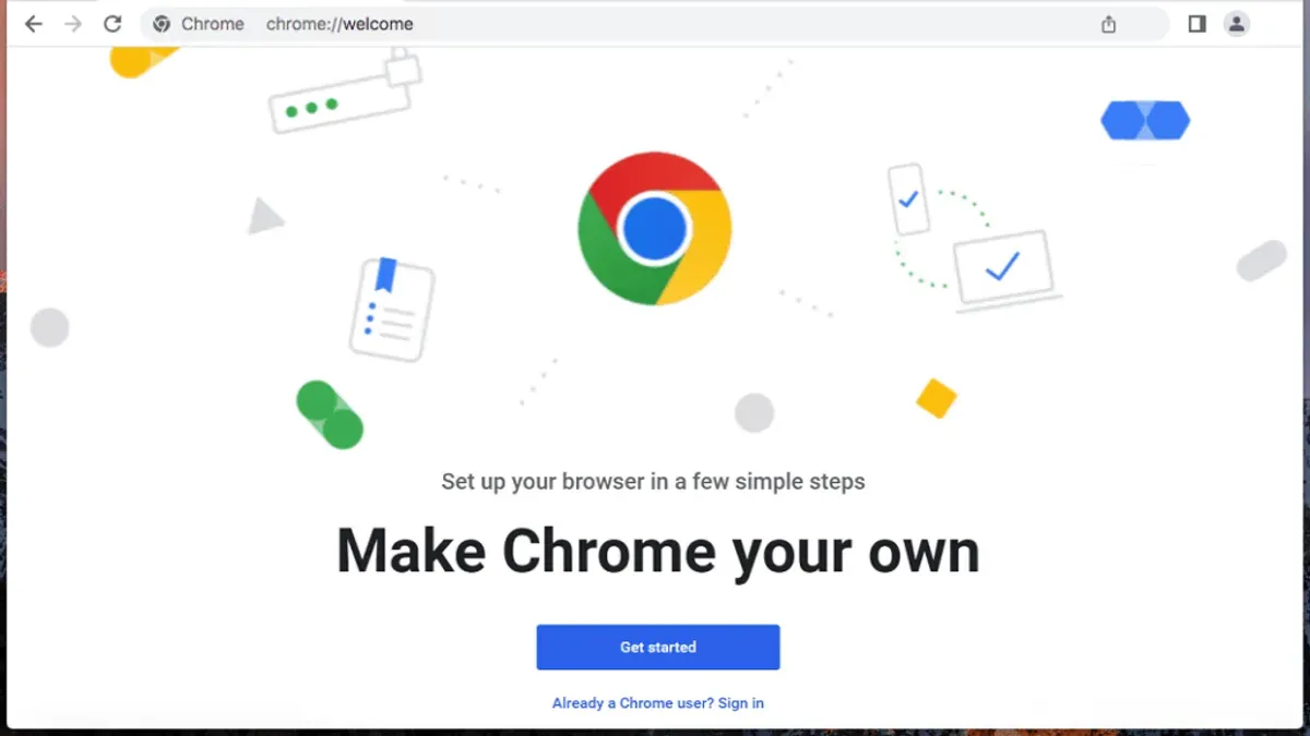 Person installing Google Chrome on Mac showing installation process on screen