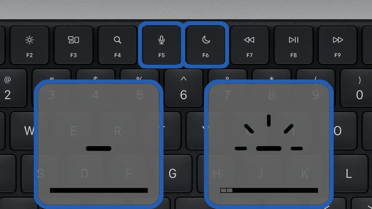 Mac keyboard shortcut to increase brightness in small steps on a laptop