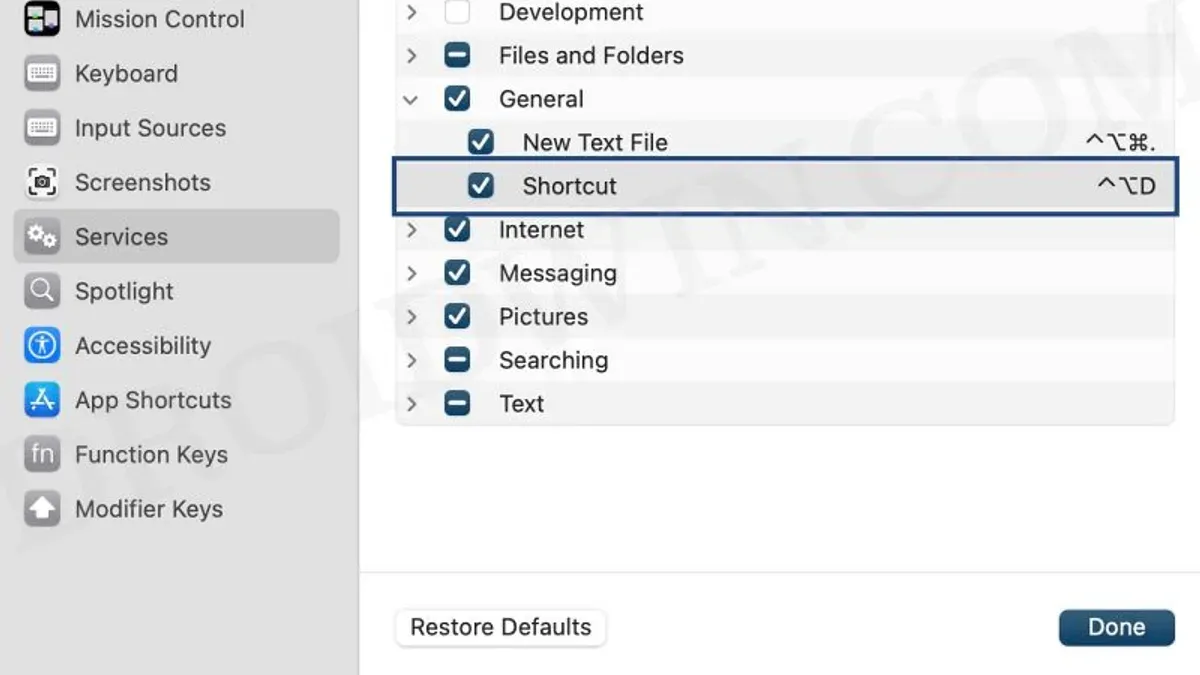 Mac keyboard shortcut to open Applications folder displayed on screen