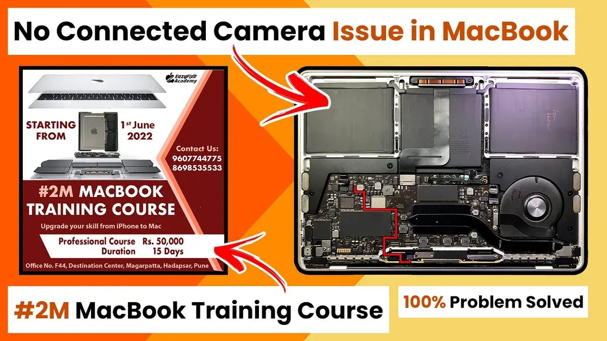 MacBook Pro M1 Pro camera not working troubleshooting on laptop