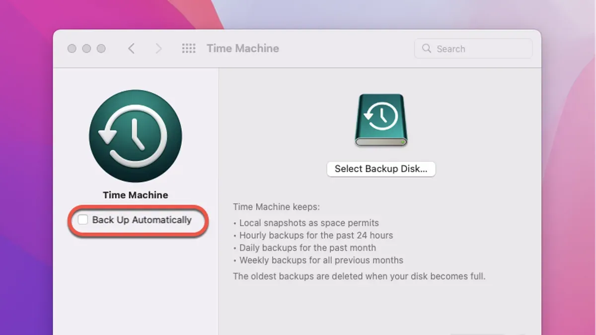 How to move backups to a new drive in Time Machine shown on Mac with external drive