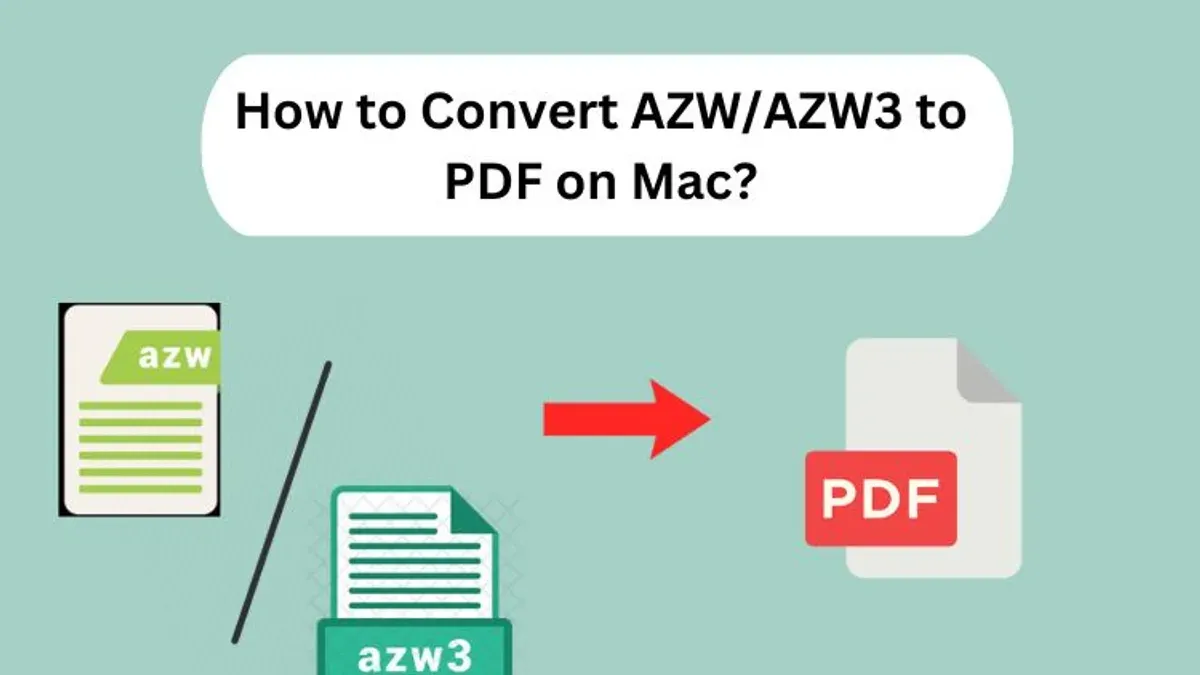 How to open.azw3 file on Mac displayed on MacBook screen